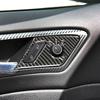 Для VW Golf 7 MK7 R GTI GTE GTD 2013 2014 2015 2016 2017 2018-19 4 шт. Накладки на внутренние дверные замки из мягкого углеволокна для салона автомобиля