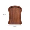 Solid Wood Serving Tray Small and Compact Fruit Platter Household Coffee Afternoon Tea Tray Simple Kitchen Bread Dim Sum Plate