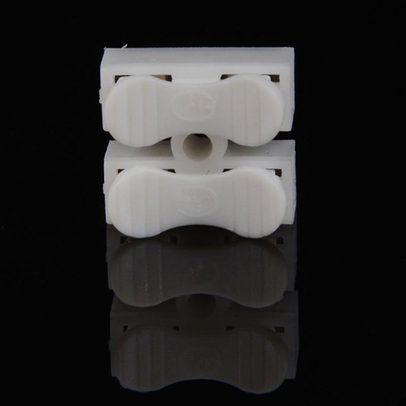 100Pcs Push Quick Wire Cable Connector Spring Clamp Terminals 2 Pin Spring Wire Connectors Wiring Terminals Easy to Use