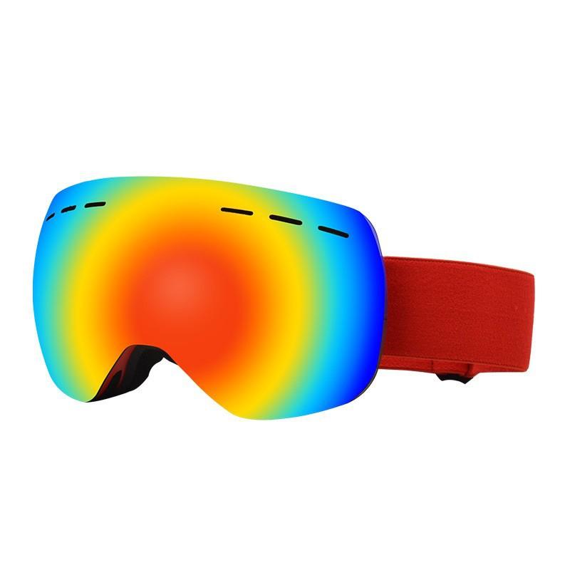 New ski goggles with double-layer anti-fog, anti-sand, and UV protection for men and women, outdoor snow goggles equipment