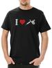 I Love Tattoo Machine Men's T-Shirt Studio Gun Machine Artist Art Tattooist