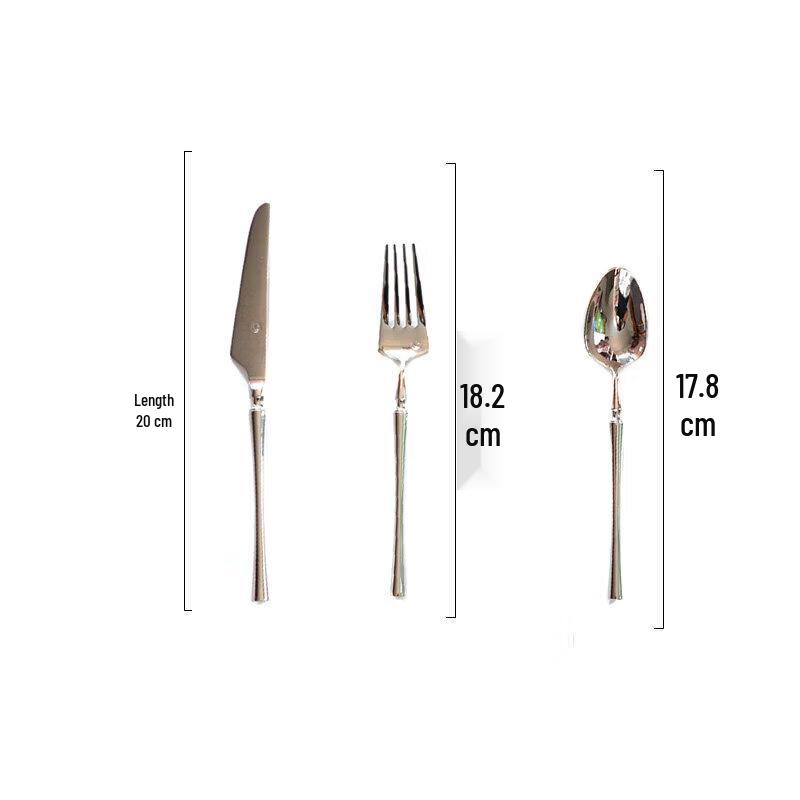 Qiwei 'Small Waist' 304 Stainless Steel Western Cutlery