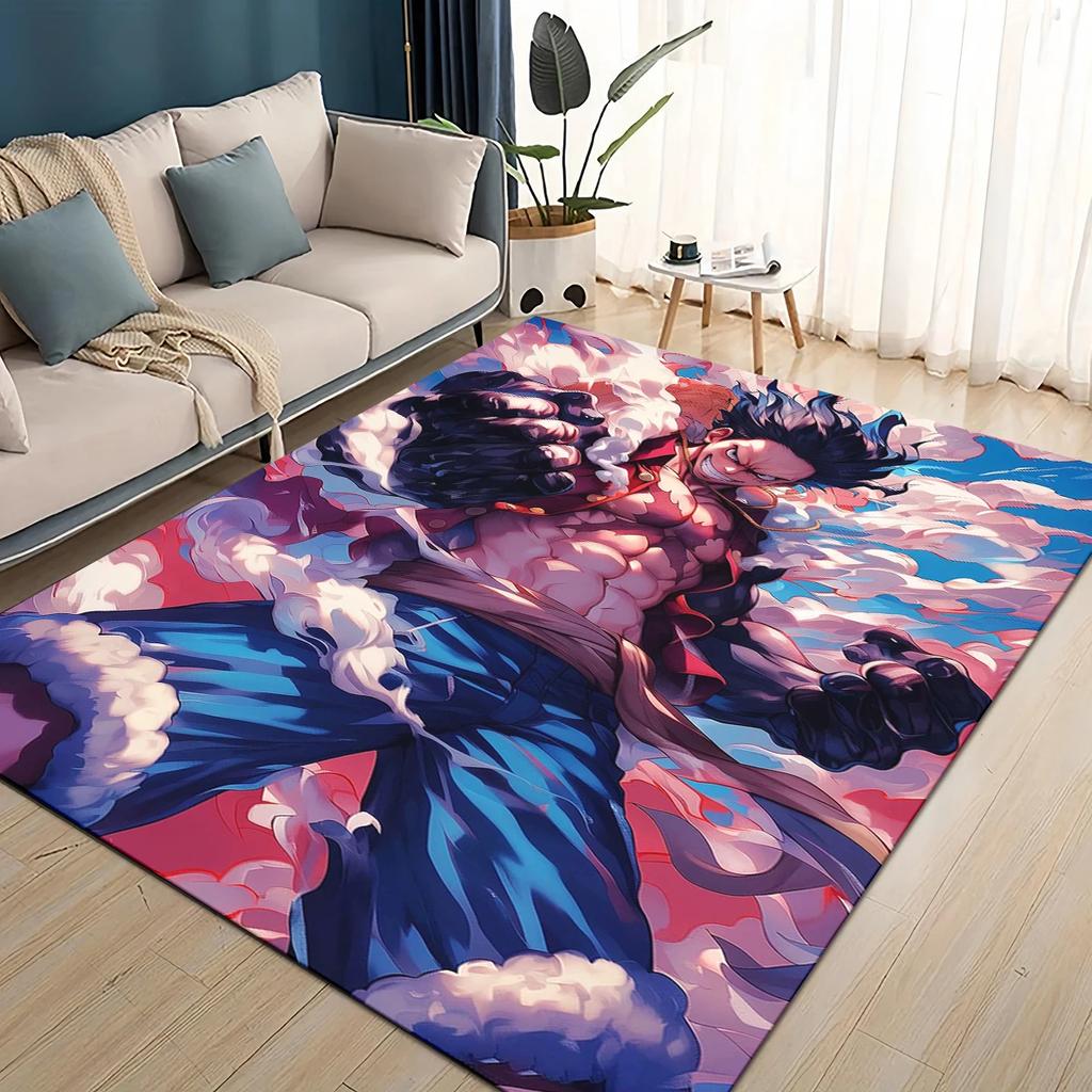 Cartoon 3D One Piece-e Japan Anime Carpet Rug for Living Room Bedroom Home Sofa Decoration,Kids Play Non-slip Floor Mat