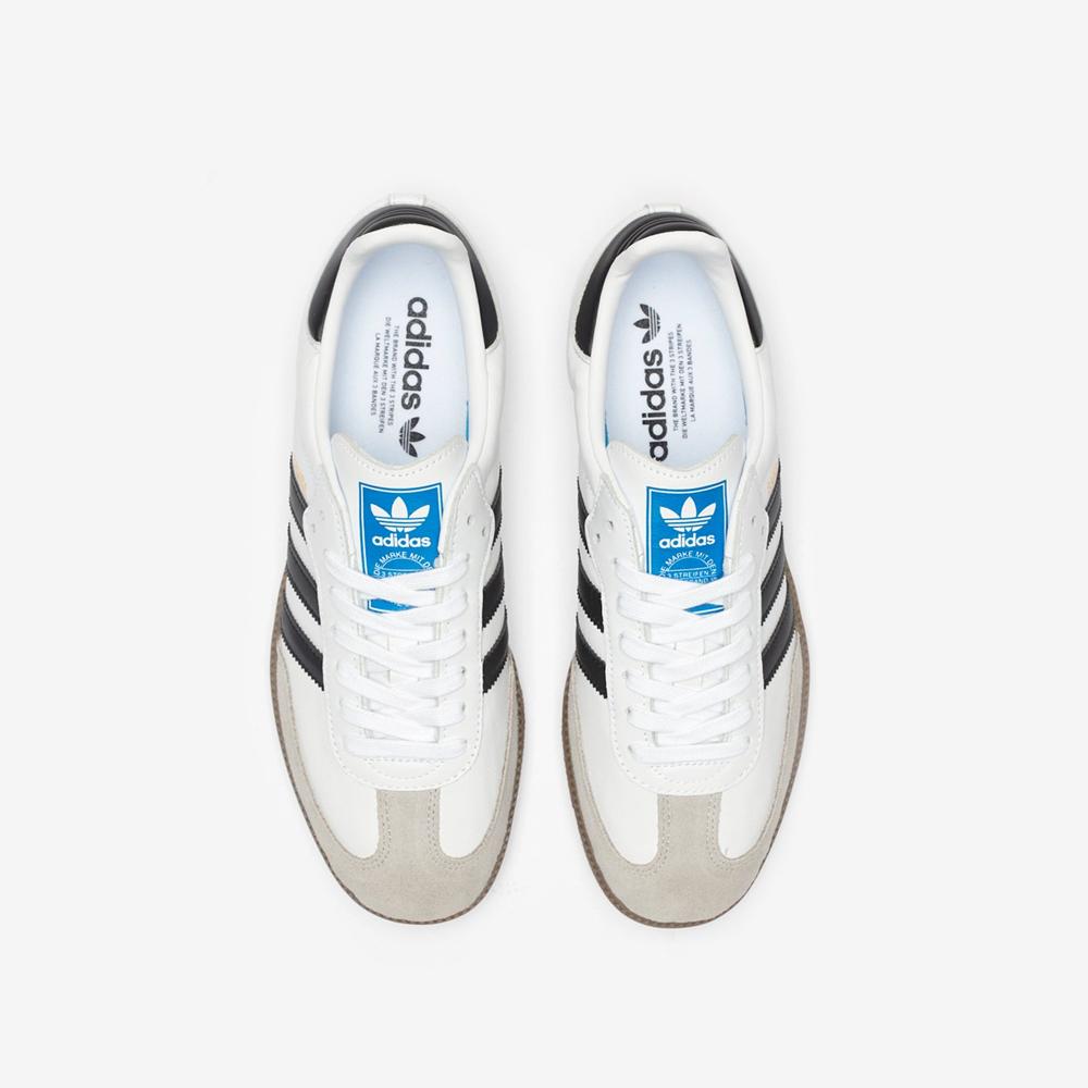 Adidas samba og sneakers leather white/black