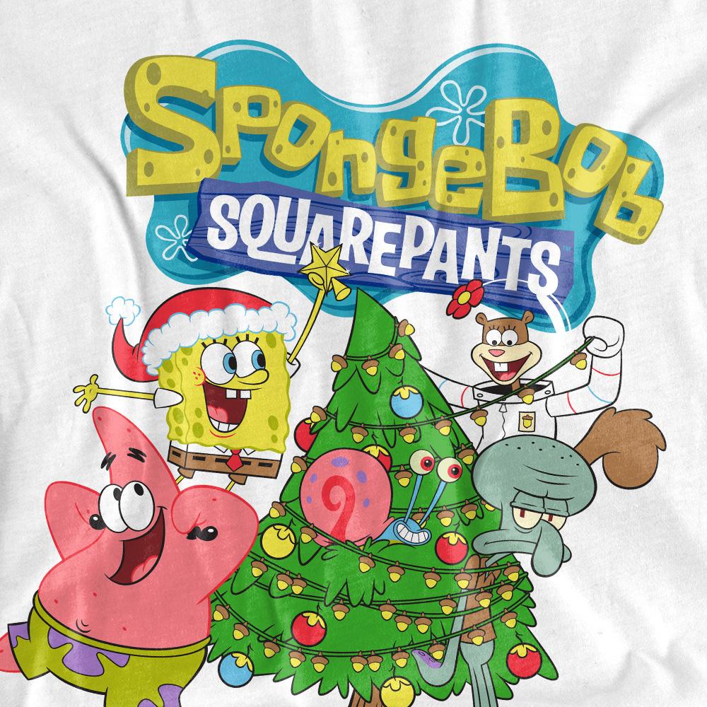 SpongeBob SquarePants Unisex Adult Christmas Tree T-Shirt