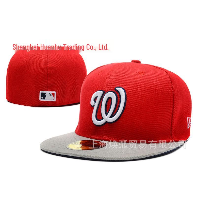 Бейсболка с прямым козырьком Washington Nationals MLB с вышивкой
