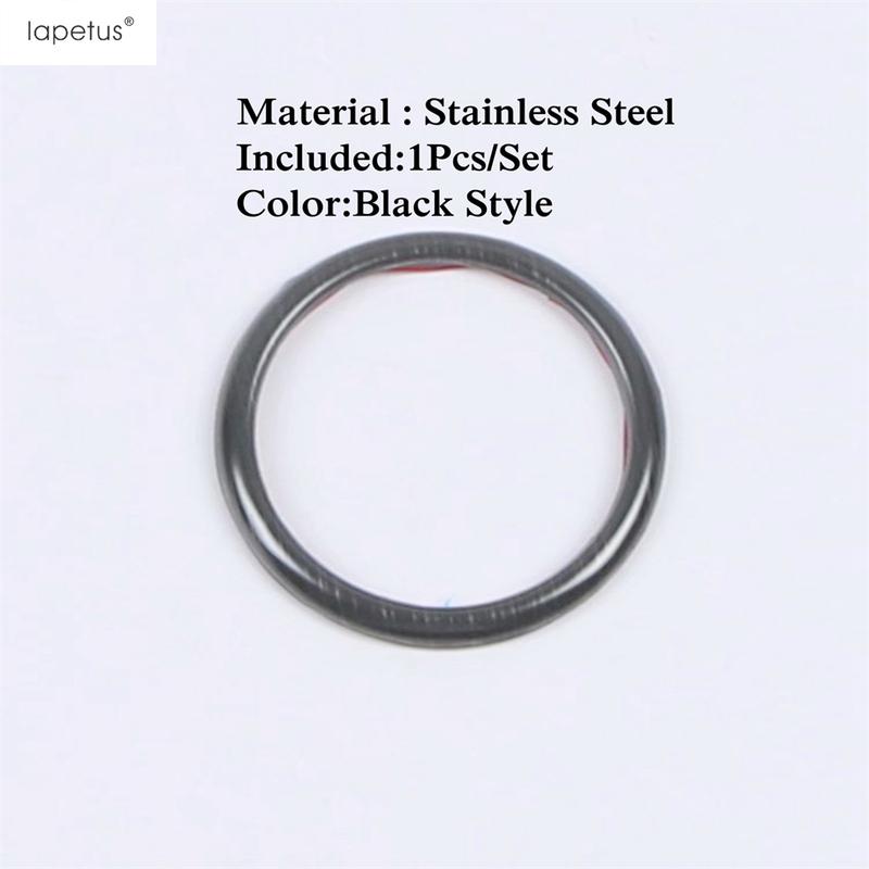 Car Engine Start Stop Button Ring Circle Decoration Cover Trims Fit For Mazda CX-30 CX30 - 2025 Stainless Steel Accessories