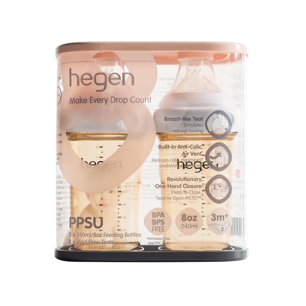Hegen PCTOTM Feeding Bottle PPSU by Hegen 240ml/8oz