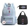 Cartoon Demon Hunters Printed Backpack Lunch Bag Pencil Case for Children Student Schoolbag Girl Kid Gift Women Travel Bag