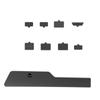9Pcs Game Console Rubber Dust Protector Dust Plug for PS5 Slim Antidust Cover Gaming Accessories Dustproof Plug Black