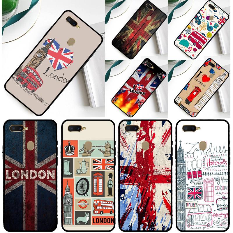 Чехол для телефона London Bus England Big Ben для OPPO Find X5 X3 Pro A74 A54 A94 A83 A91 A93 A31 A53 A5 A9 A15 A52 A72