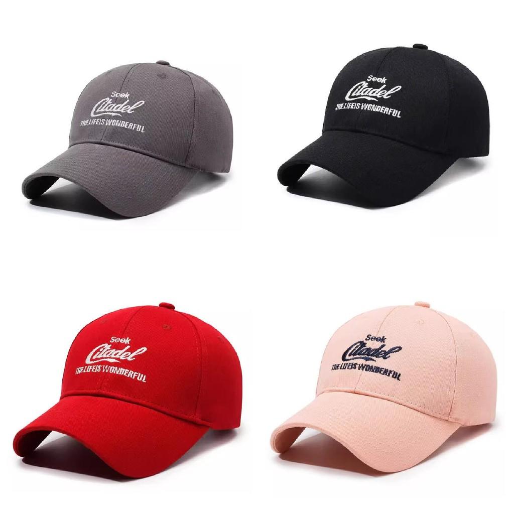 Embroidery Trendy Letter Adjustable Cotton Baseball Hat Details Street Look