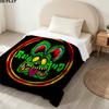 1PC Rat Fink Patterned Flannel Blanket Suitable For All Seasons For Home Decor Warmth And Comfort Gifts Holiday Present