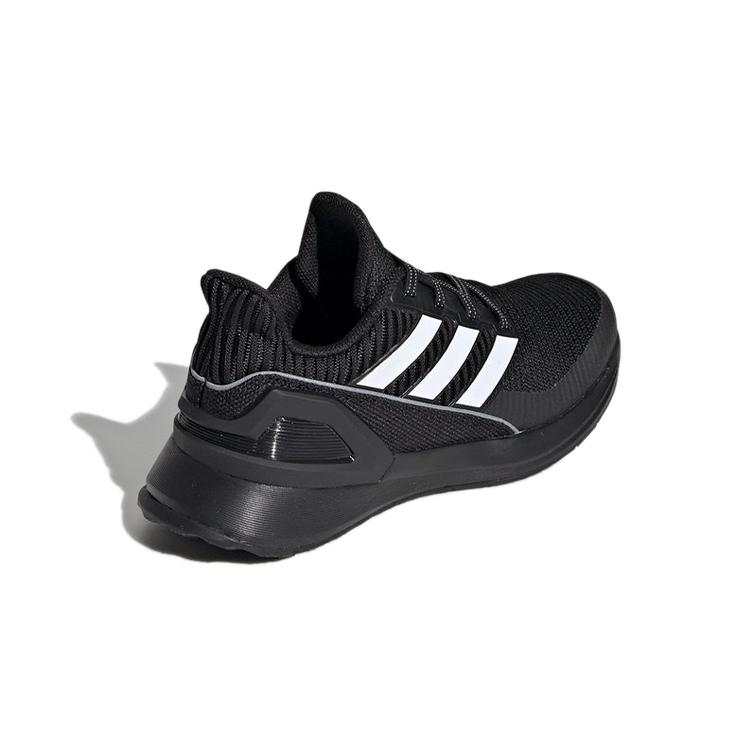 adidas Rapidarun Knit El C Удобные Дышащие Низкие Детские Беговые Кроссовки Черные Дети Возраст 3 7 Лет EE7639