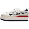 ONITSUKA TIGER Женские кеды-скейтеры низкие, цвет вне белого, кожаные, Делегация, 1182A207-112