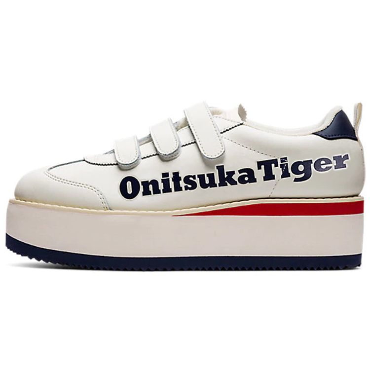 ONITSUKA TIGER Женские кеды-скейтеры низкие, цвет вне белого, кожаные, Делегация, 1182A207-112