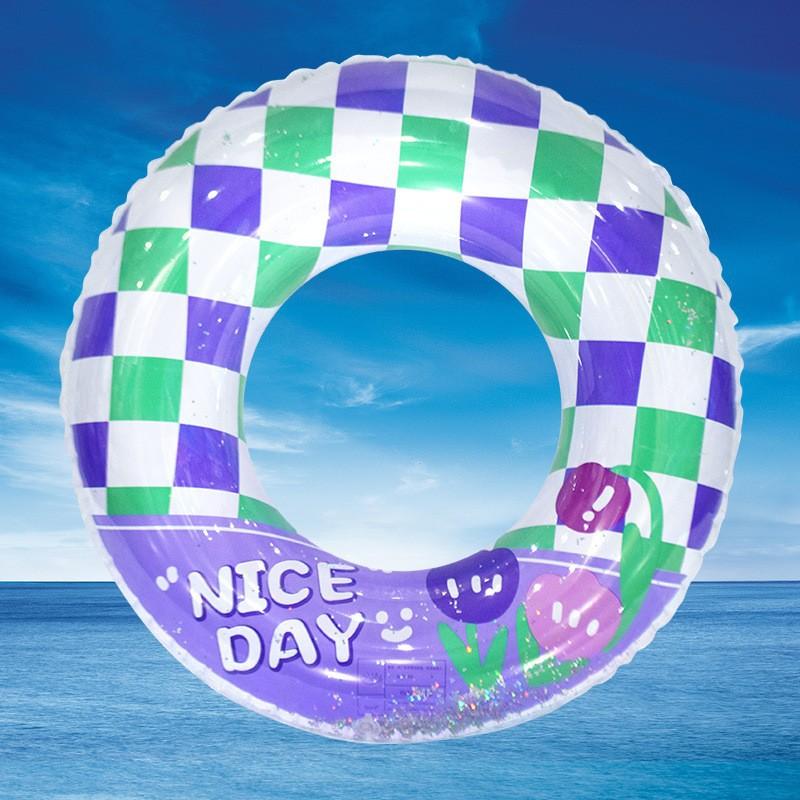 Новое кольцо для плавания с радужным цветком, водные виды спорта, Интернет-знаменитости, маленькая фея, утолщенное детское кольцо для плавания из ПВХ