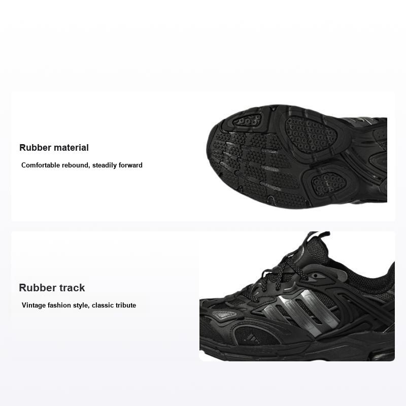 adidas Spiritain 2000 Удобные сетчатые кроссовки с низким верхом из синтетической кожи Унисекс Кроссовки Черный GX8530