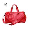 Men's Leather Travel Foldable Portable Shoes Luggage Large Capacity Travel Tote Women Duffle Bag