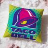 Подушка с мексиканским вкусом T-Taco Bell Чехол Премиум-комфорт Двусторонний чехол для подушки - Дизайн «Два в одном» для любой комнаты и салона автомобиля