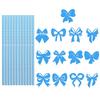 24pcs Food Grade Bows Paper Straw DIY Party Straw Disposable Drinking Straw  Wedding Party Supplies