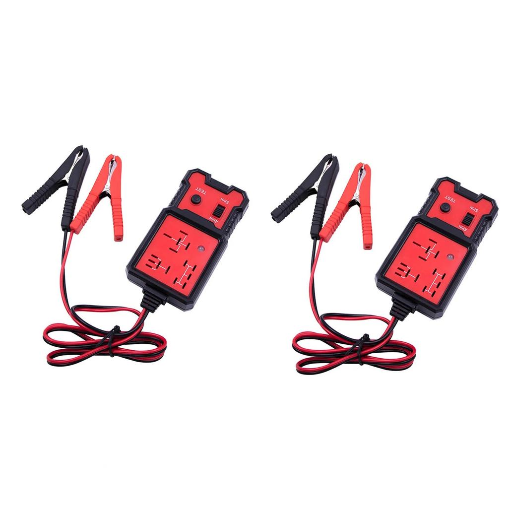 1/2 шт. автомобильный электронный тестер реле, автомобильный аккумулятор, проверка светодиодного индикатора, универсальный 12 В, тестер автомобильных реле