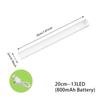 LED Sensor Light Bar Magnetic Mounted Rechargeable Motion Sensor Night Light White Light for Closet Wardrobe