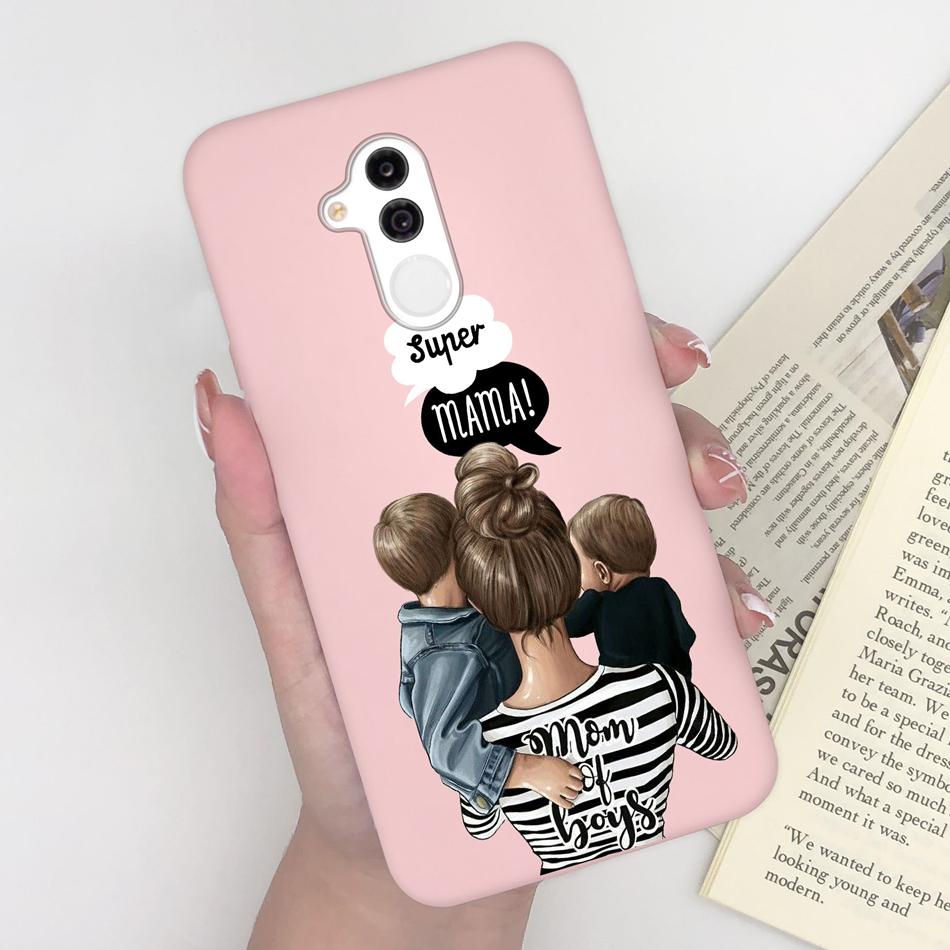 Case For Huawei Mate 20 lite Cute Astronaut Soft Matte Silicone Bumper For Huawei Mate 20lite Phone Back Cover Coque Bumper Capa