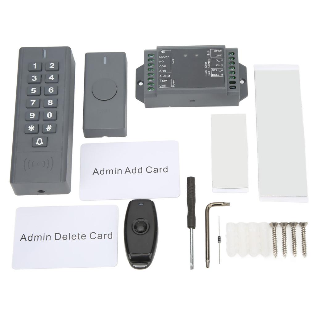 Keypad Access Control System IP66 Waterproof ID Card Wireless Access Controler Smart Lock for Home