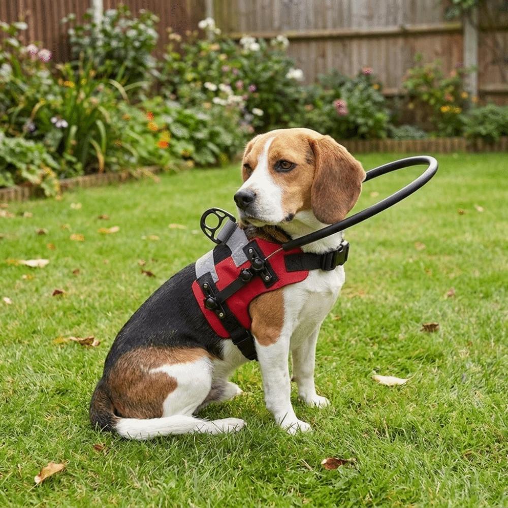 Reflective Blind Dog Safety Bumper Breathable Safety Anti-Collision Ring Comfortable Adjustable Blind Dog Guidance Ring