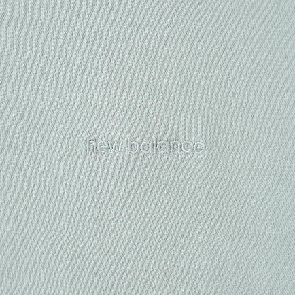 Детская футболка с длинным рукавом SAM [New Balance], быстросохнущая, влагоотводящая, с линейным логотипом, (ABT45059) (Солончак)