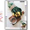 Full 5D Diy Diamond Painting Tulips And Coffee 5D Diamond Painting