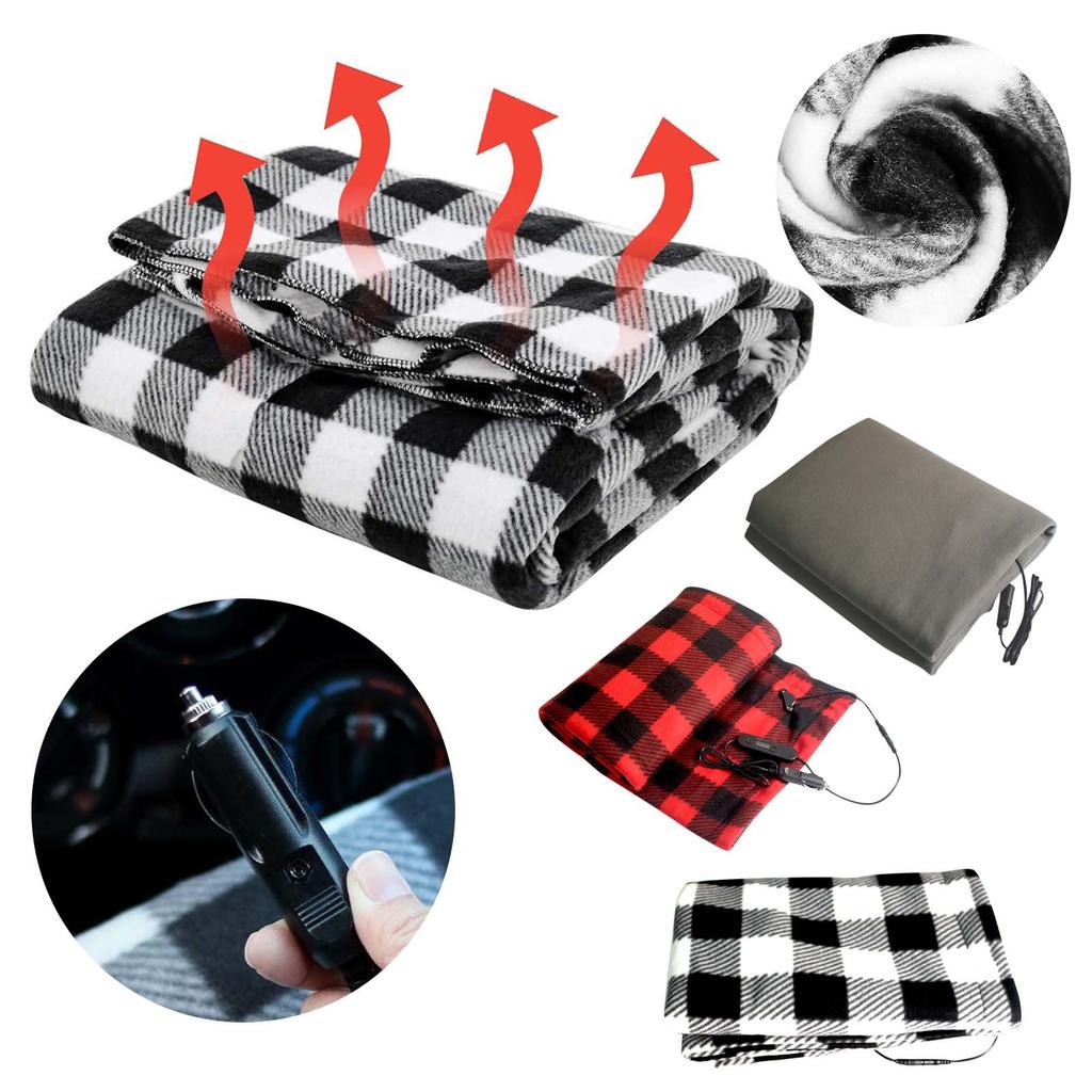 Зимнее автомобильное одеяло с подогревом ног, 12 В, электрическое одеяло для автомобиля, одеяло с подогревом автомобиля