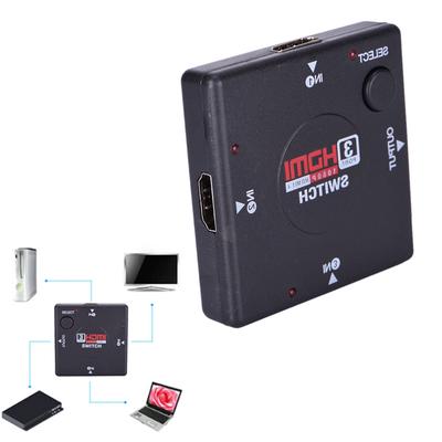 3 в 1 выход разветвитель 3 порта 1080P видео HDMI HD конвертер коммутатор для HDTV DVD