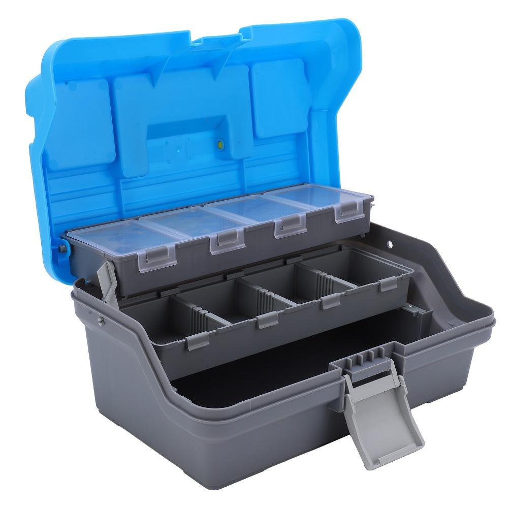 Ergonomic Handle Fishing Gear Box ABS Fishing Lure Box Saltwater Fishing