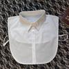 Plaid Women Shirt False Collars White  Removable Lapel Collars For Women Fake Collar Women Detachable Collars Nep Kraagie