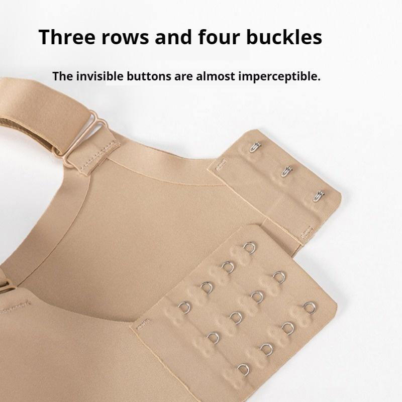 Large Size Thin Tube Top Underwear Smooth Yoga Simple Wide Shoulder Strap Breathable Integrated Bra