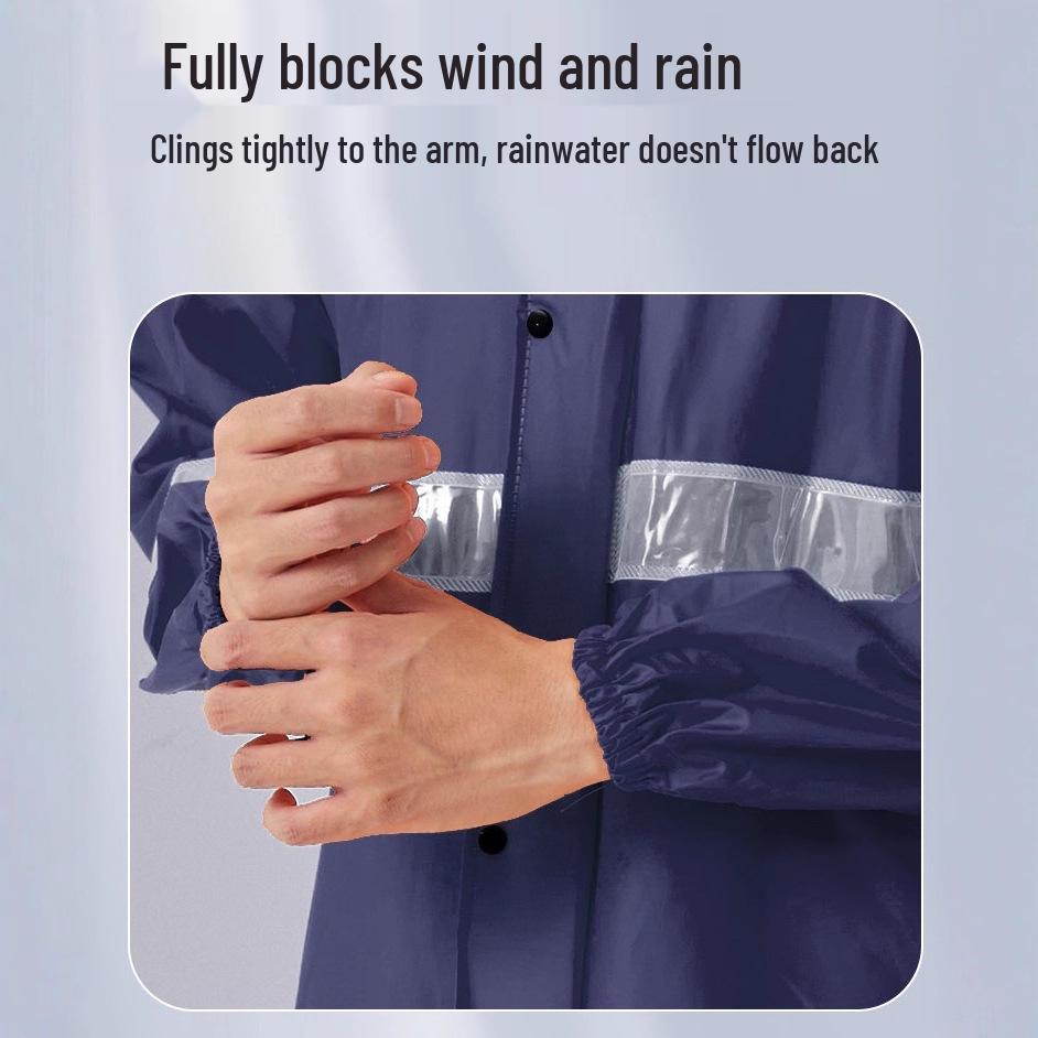 Светоотражающий комплект (дождевик и брюки) Qianan для взрослых мотоциклистов и велосипедистов