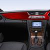 For Mercedes-Benz CLS C219 2004-2009 Car Central Control trument Air Outlet Big Panel Trim Carbon Fiber Interior Accessories