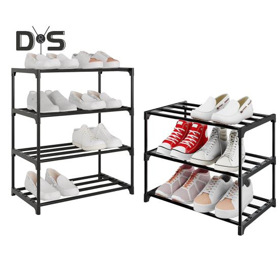 Вертикальная полка для обуви. Компактный органайзер. Нержавеющая, прочная, выдерживающая нагрузку, штабелируемая полка для обуви. Легкая подставка для обуви.