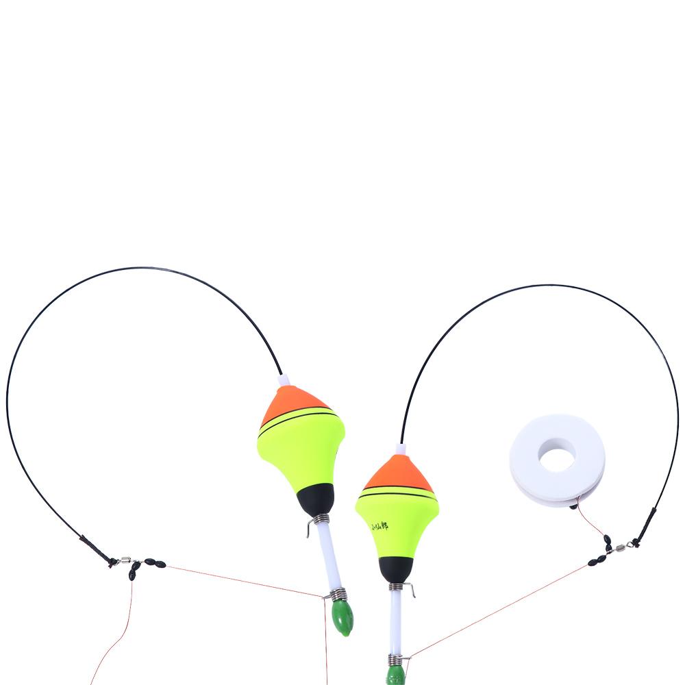 Fishing Tool Luminous Floating Automatic Fishing Float Steel Hook Connector Night Light Bobber