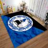 Blue and Black Flag Pattern suitable as a non-slip mat for the living room or bedroom sofa