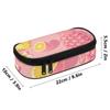Student Pencil Case 300D Polyester Roomy Interior Easy Open Zipper with Main Compartment Mesh Pocket and Pen Slots for Boys Girls