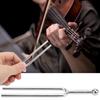 2PCS Silver Color Tuning Fork Steel Tuner Device Sound Reference Tool  Music Instrument Calibration