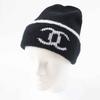 Pristine CHANEL gloves COCO Mark Bicolor Black White wool Women Used