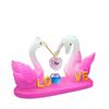 Charming Swan Couple Car Ornaments - Elegant Perfume Decor for Center Console