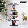 1pc Wooden Xmas Tree Ornaments Santa Claus Snowman 2026 Merry Christmas Home Decoration New Year Desktop Decor Navidad