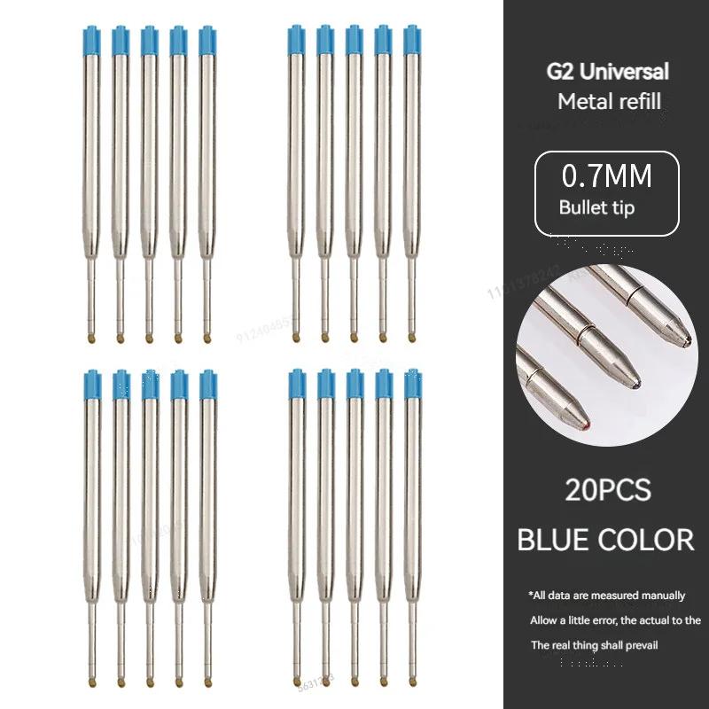 5-20 шт. L:3,9 дюйма / 99 мм Стержни для шариковых ручек G2, Medium Point, синие, красные, черные, для офисной канцелярии, школьных принадлежностей