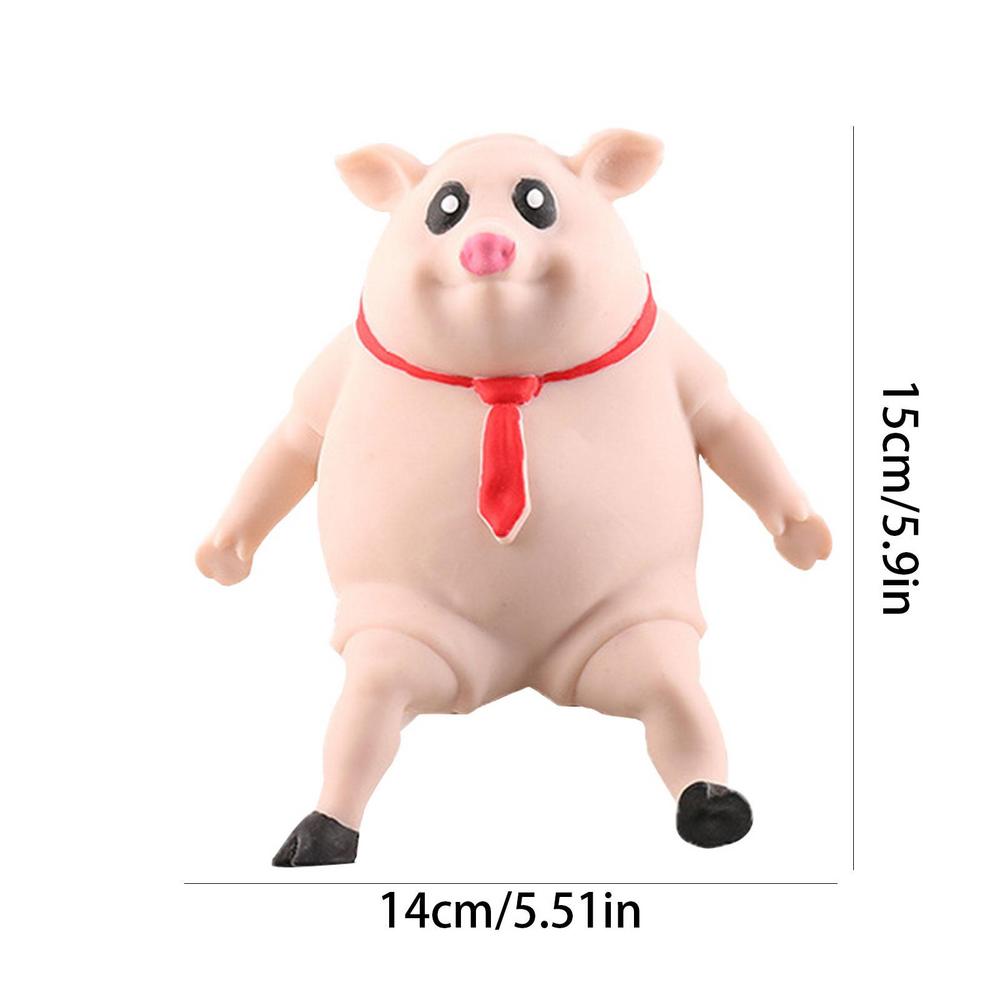 Squeeze Pink Pig Fidget Toys Slow Rebound TPR Squishy Piggy Doll Антистрессовая декомпрессионная игрушка Игрушка для снятия стресса для детей и взрослых