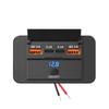 Автомобильное зарядное устройство с 4 портами Dual PD Dual QC 3.0 USB с переключателем, 96 Вт, разъем для быстрой зарядки, USB-питание для 12 В/24 В автомобиля, лодки, автобуса, автофургона, грузовика